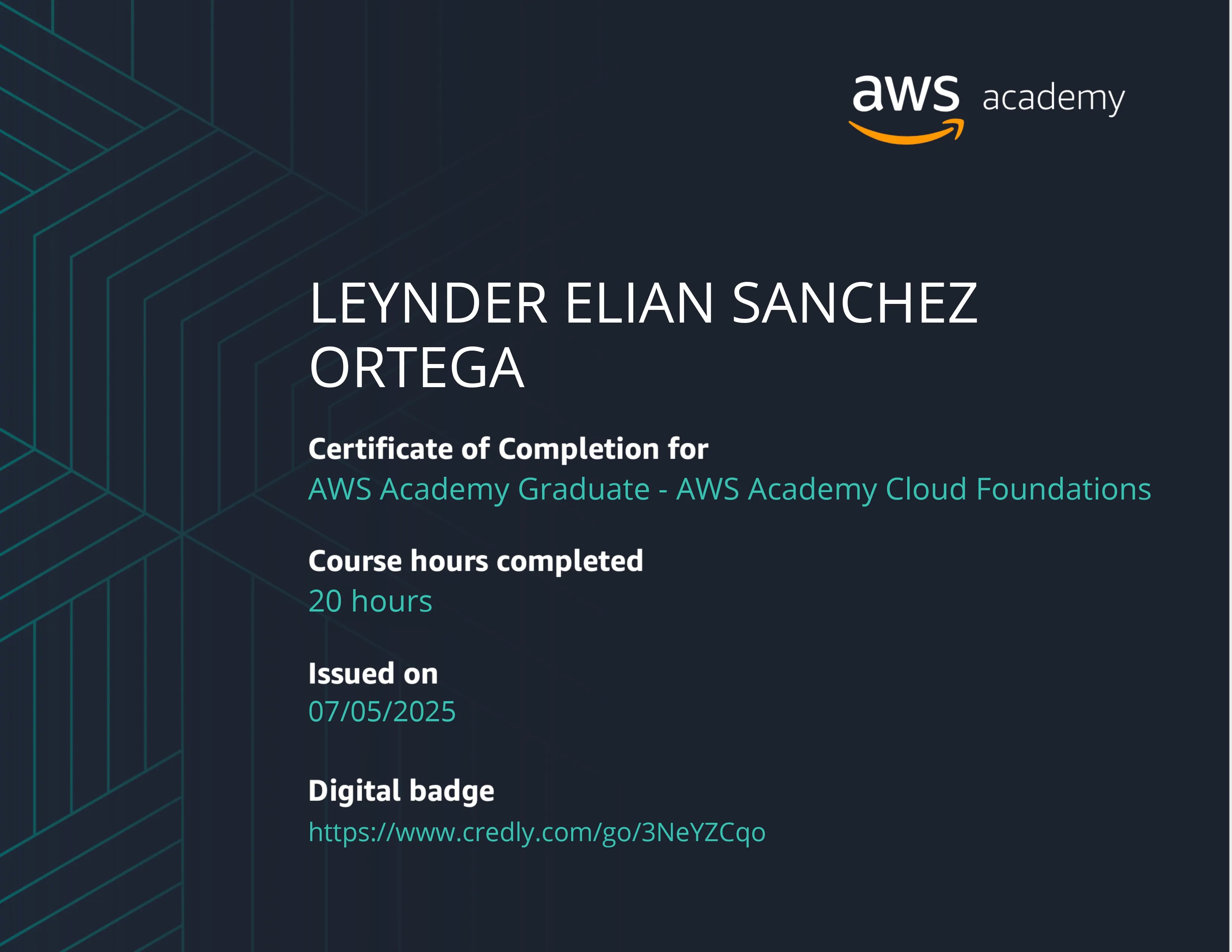 AWS Academy Graduate – AWS Academy Cloud Foundations
