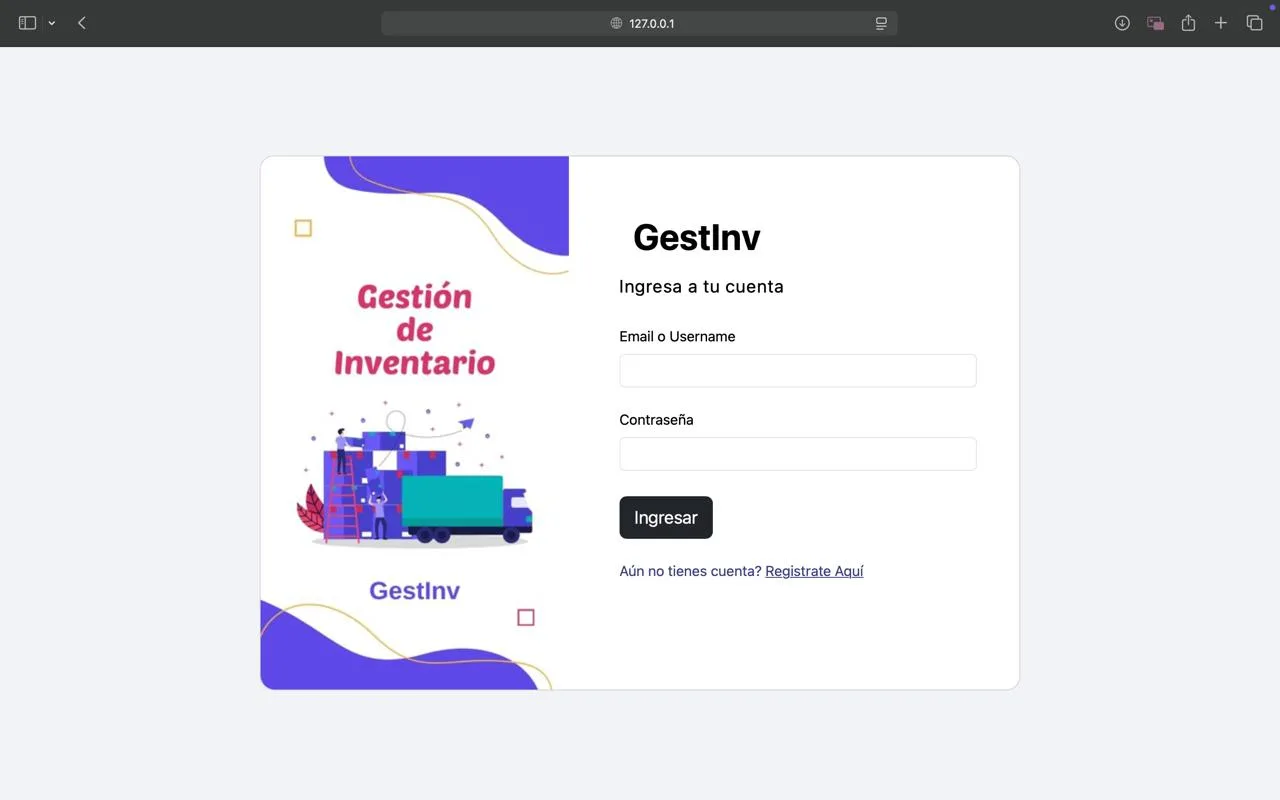 Sistema de Gestión de Inventario